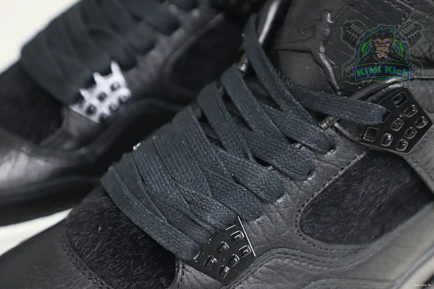 Jordan retro 4 ponyhair Jordan Air black Kimikick 0823